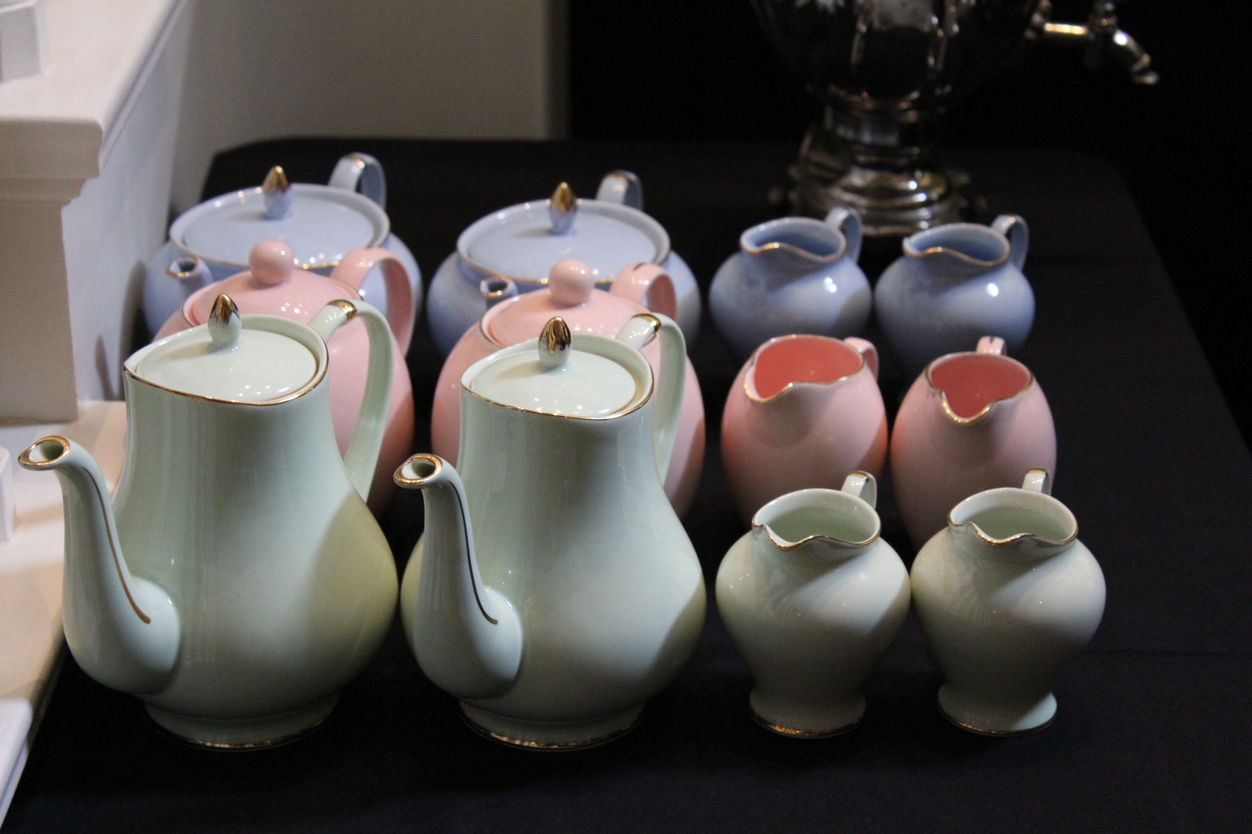 High Tea Teapot Green Social Event Hire