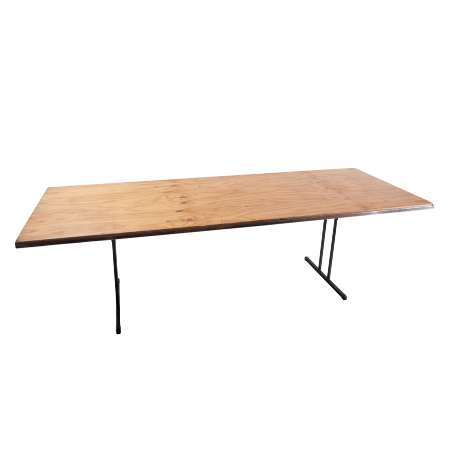 Trestle Table 1.8m x 0.75m (seats 6) Social Event Hire