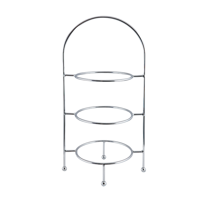 Plate Stand 3 Tier Stainless Steel Social Event Hire