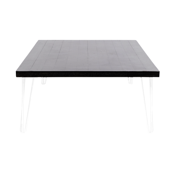 hairpin-coffee-table-240×105-blackwash-end-white-legs