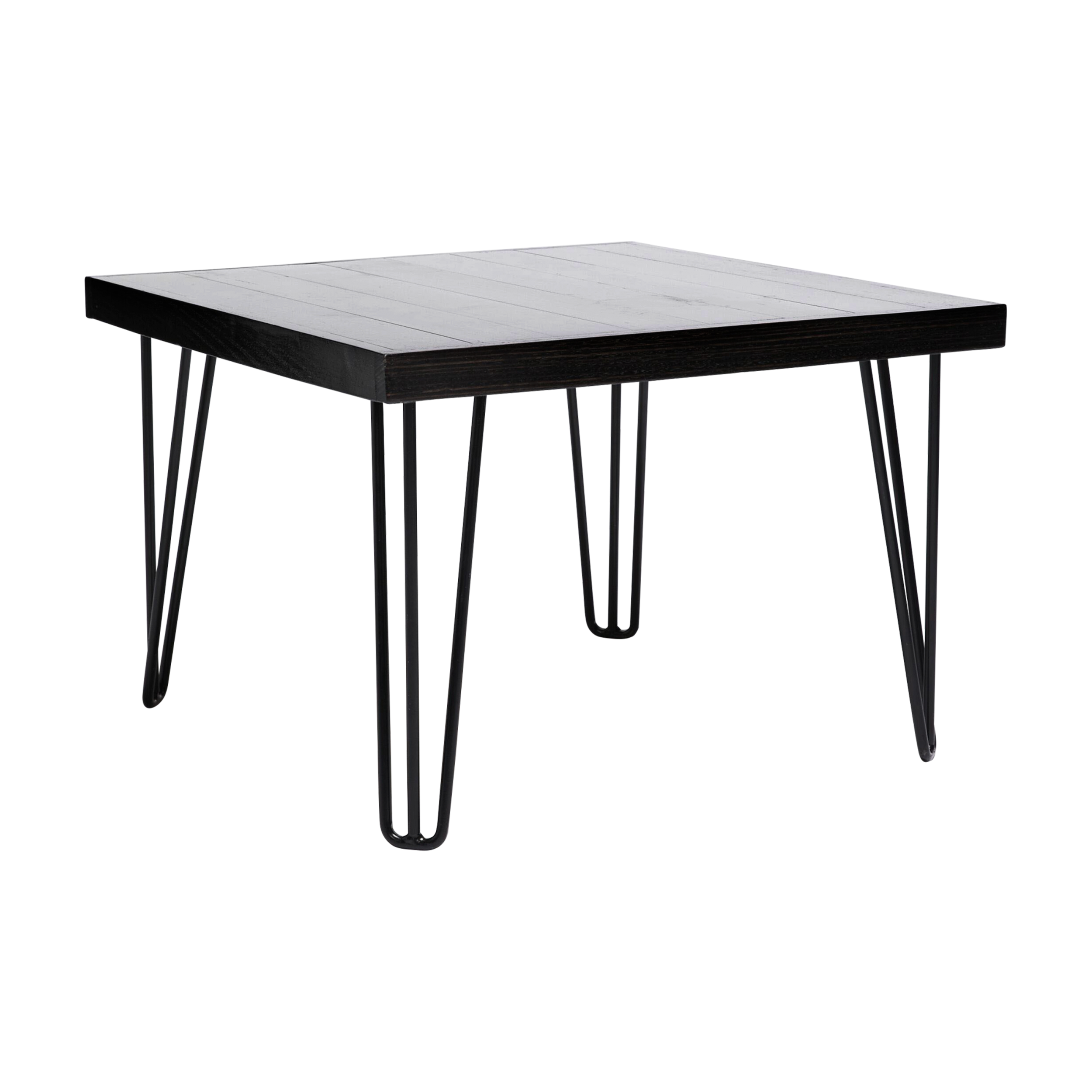 Hairpin Coffee Table Blackwash Social Event Hire