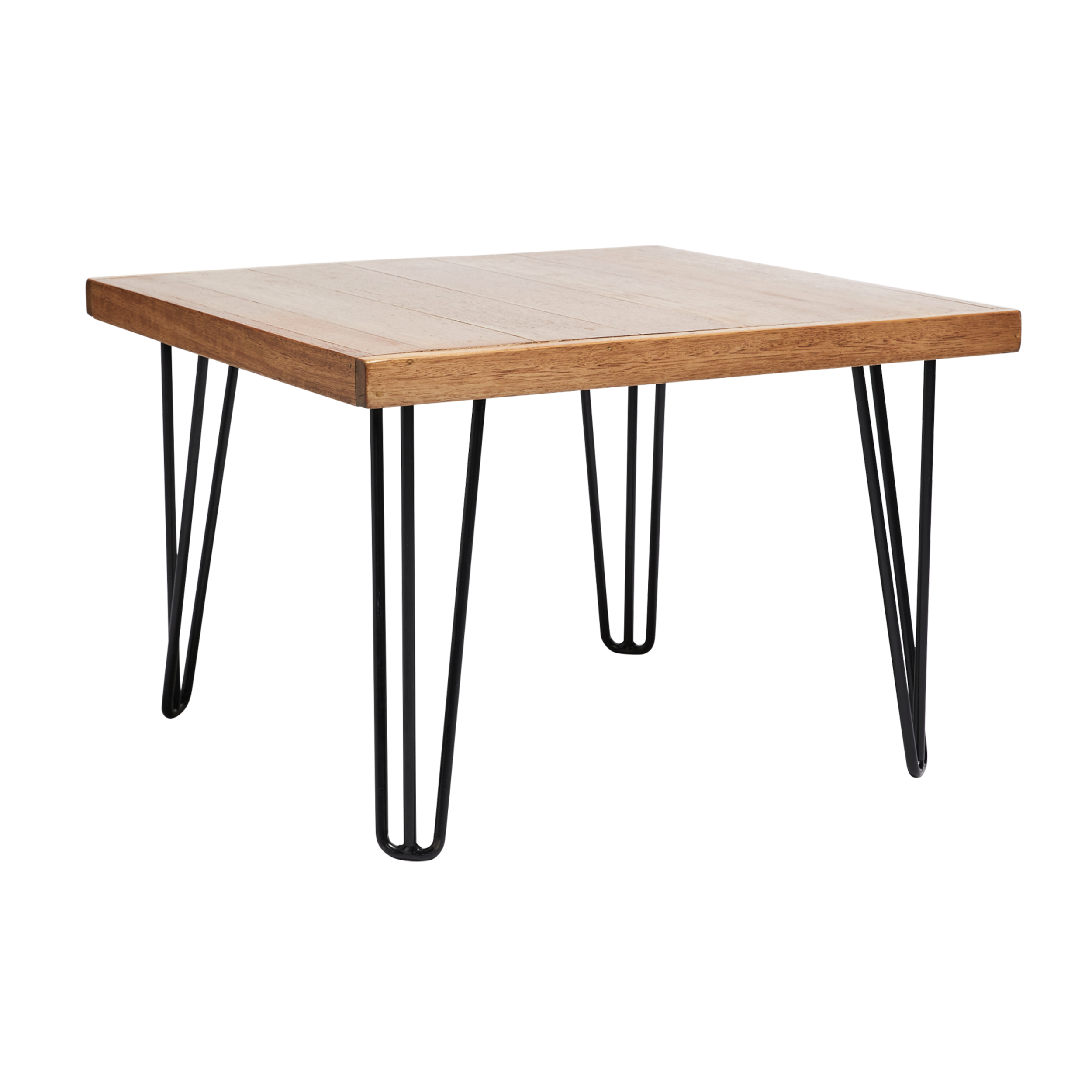 Hairpin Coffee Table Teak Social Event Hire