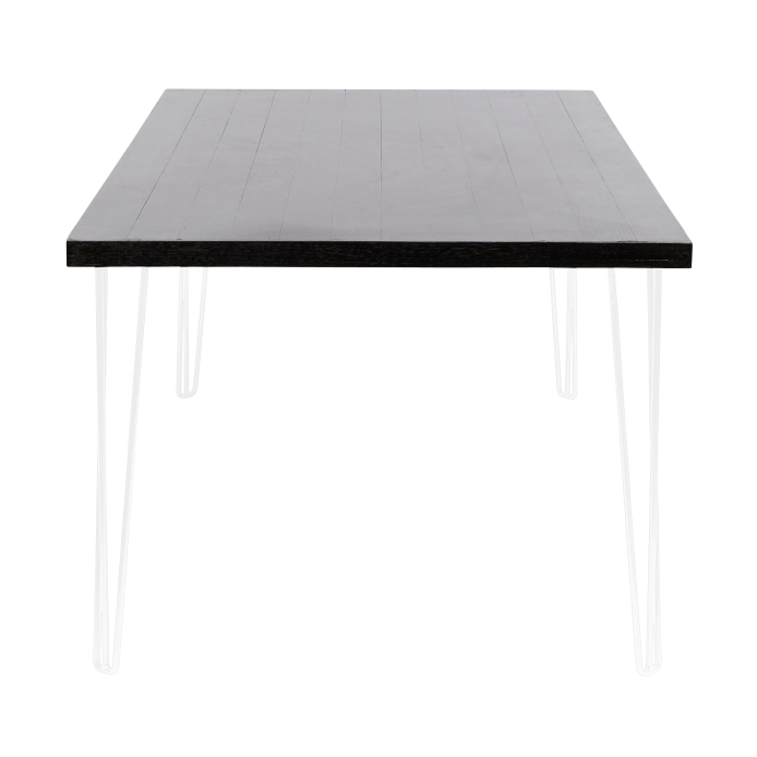 hairpin-dining-table-240×105-blackwash-end-white-legs