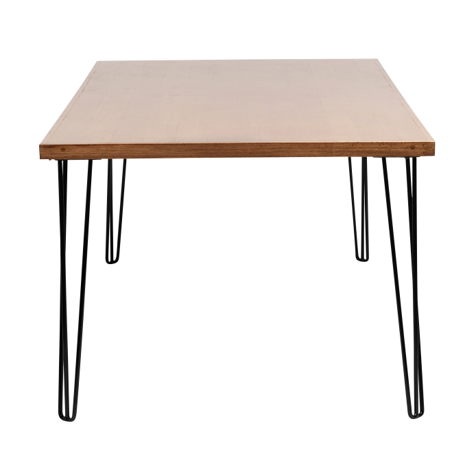 hairpin-dining-table-240×105-teak-end-black-legs