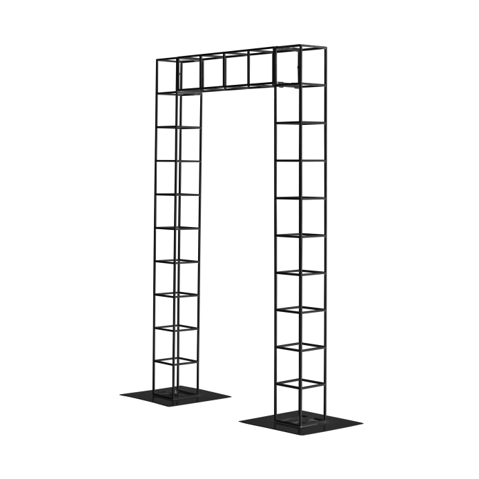 wire-pergola-2-post-1.5m-wide-x-2.5m-tall-black-straight