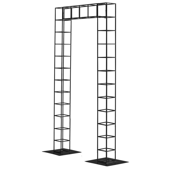 wire-pergola-2-post-1.5m-wide-x-2.5m-tall-black-straight