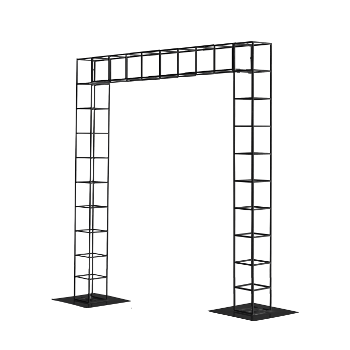 wire-pergola-2-post-1.5m-wide-x-2.5m-tall-black-straight