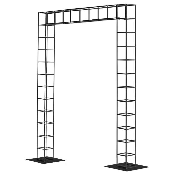 wire-pergola-2-post-1.5m-wide-x-2.5m-tall-black-straight