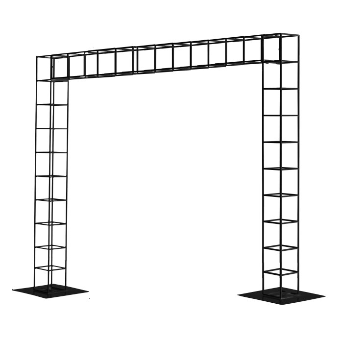 wire-pergola-2-post-1.5m-wide-x-2.5m-tall-black-straight