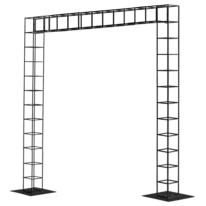 wire-pergola-2-post-1.5m-wide-x-2.5m-tall-black-straight