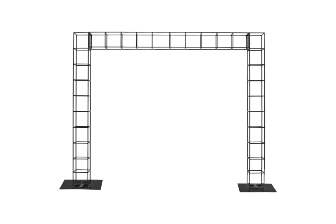 wire-pergola-2-post-3.5m-x-2.5m-tall-black
