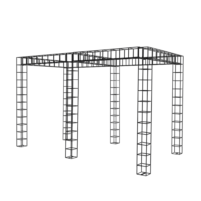 wire-pergola-6-post-2.5m-x-5.0m-x-2.5m-tall-black-angle