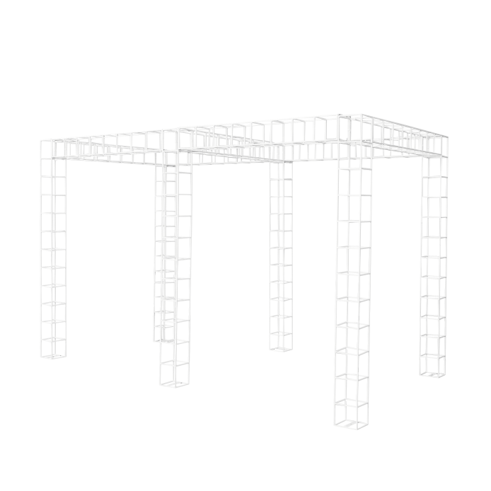 wire-pergola-6-post-2.5m-x-5.0m-x-2.5m-tall-white-angle