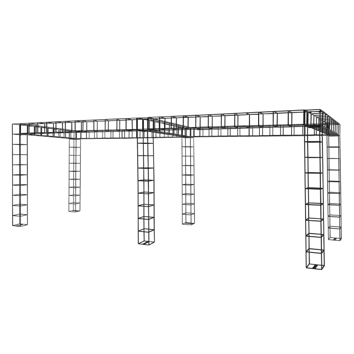 wire-pergola-6-post-2.5m-x-5.0m-x-2.5m-tall-black-angle