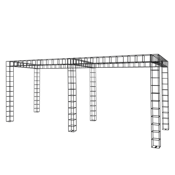 wire-pergola-6-post-2.5m-x-5.0m-x-2.5m-tall-black-angle