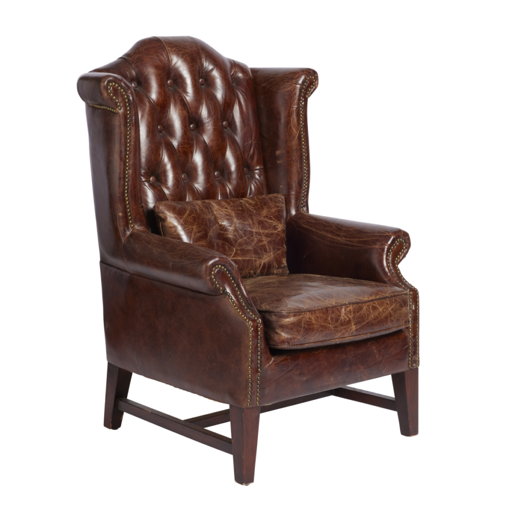 Chesterfield Wingback Brown Social Event Hire