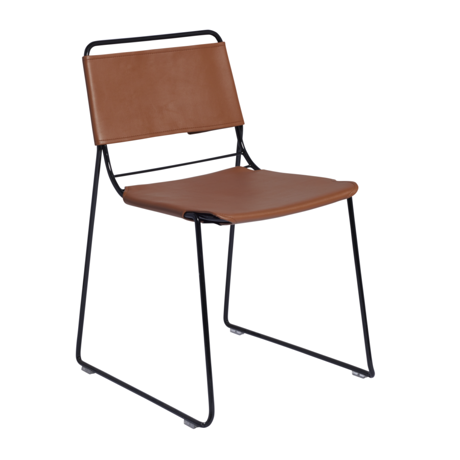 knox-chair-black-tan-leather-angle