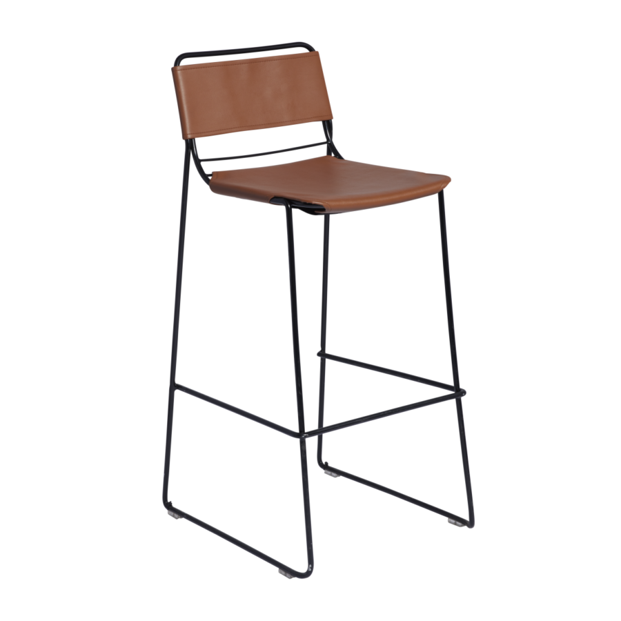 knox-stool-black-black-leather-angle