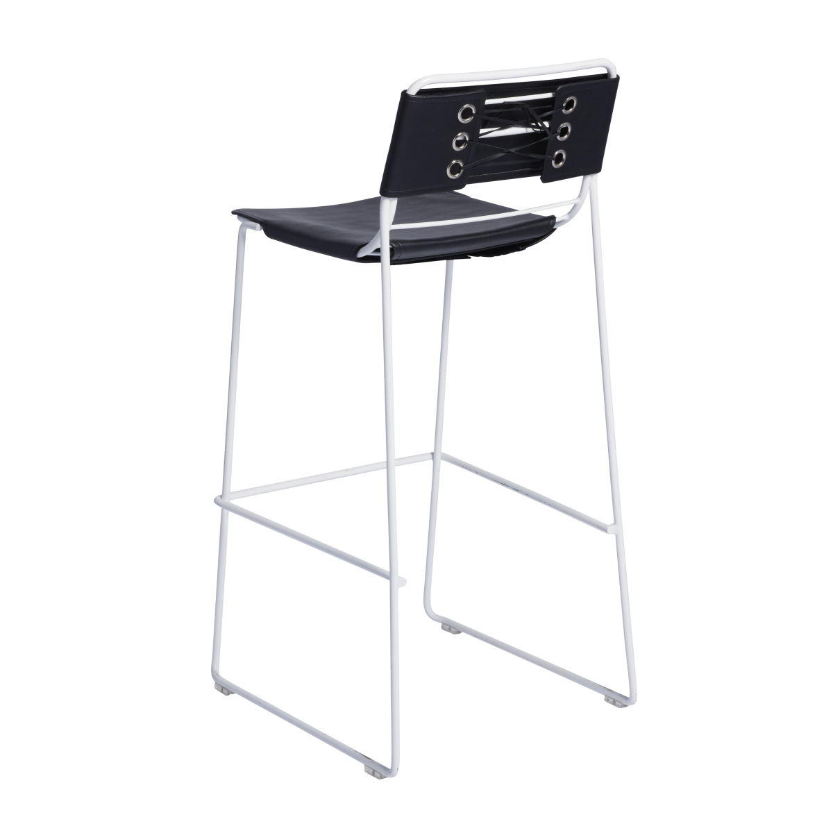 Knox Bar Stool White with Wrap Social Event Hire