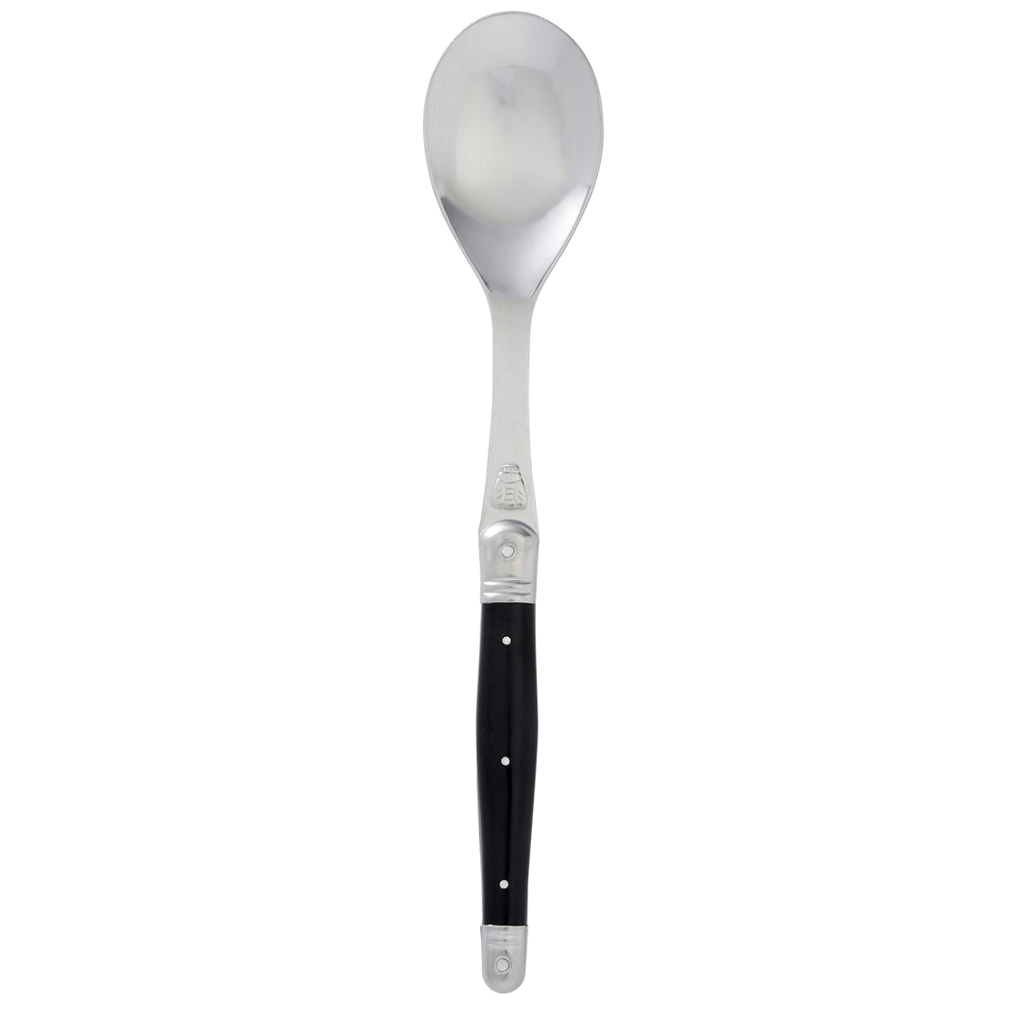 Laguiole Black Serving Spoon Social Event Hire