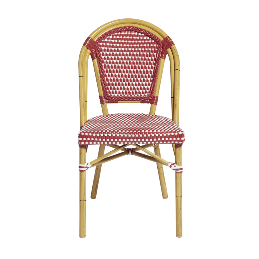 Paris-Chair-Red-&-White