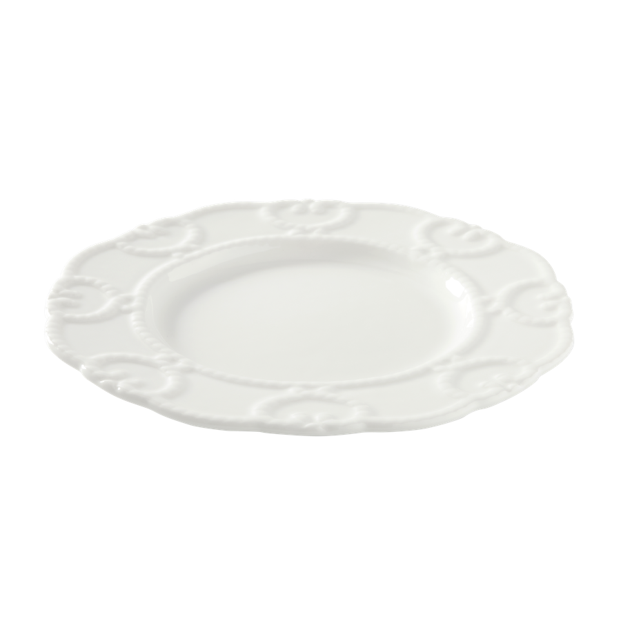 Venice-Entree-Plate-White-21.5cm-Angle