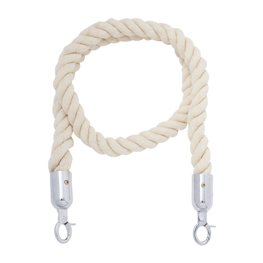 Rope Red Braided Gold Clips Social Event Hire