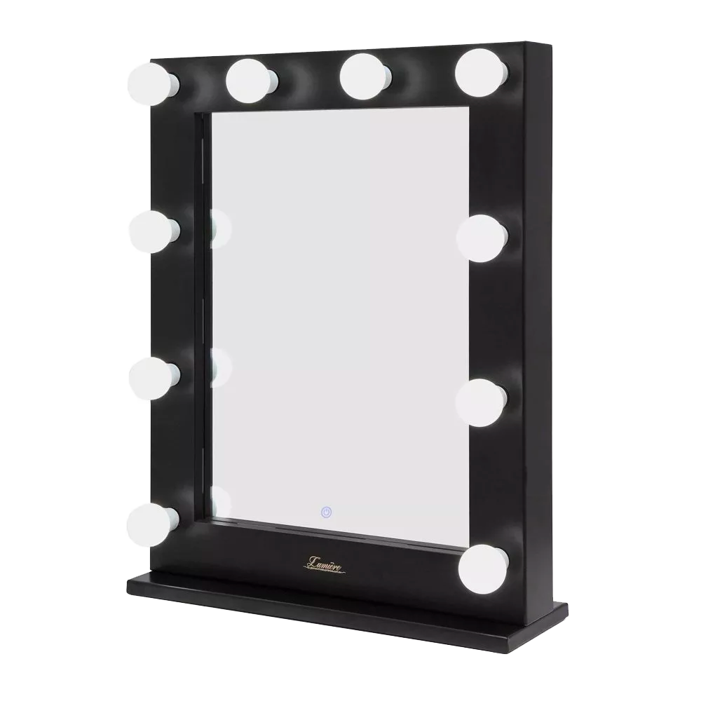 MakeUp Mirror Black Social Event Hire