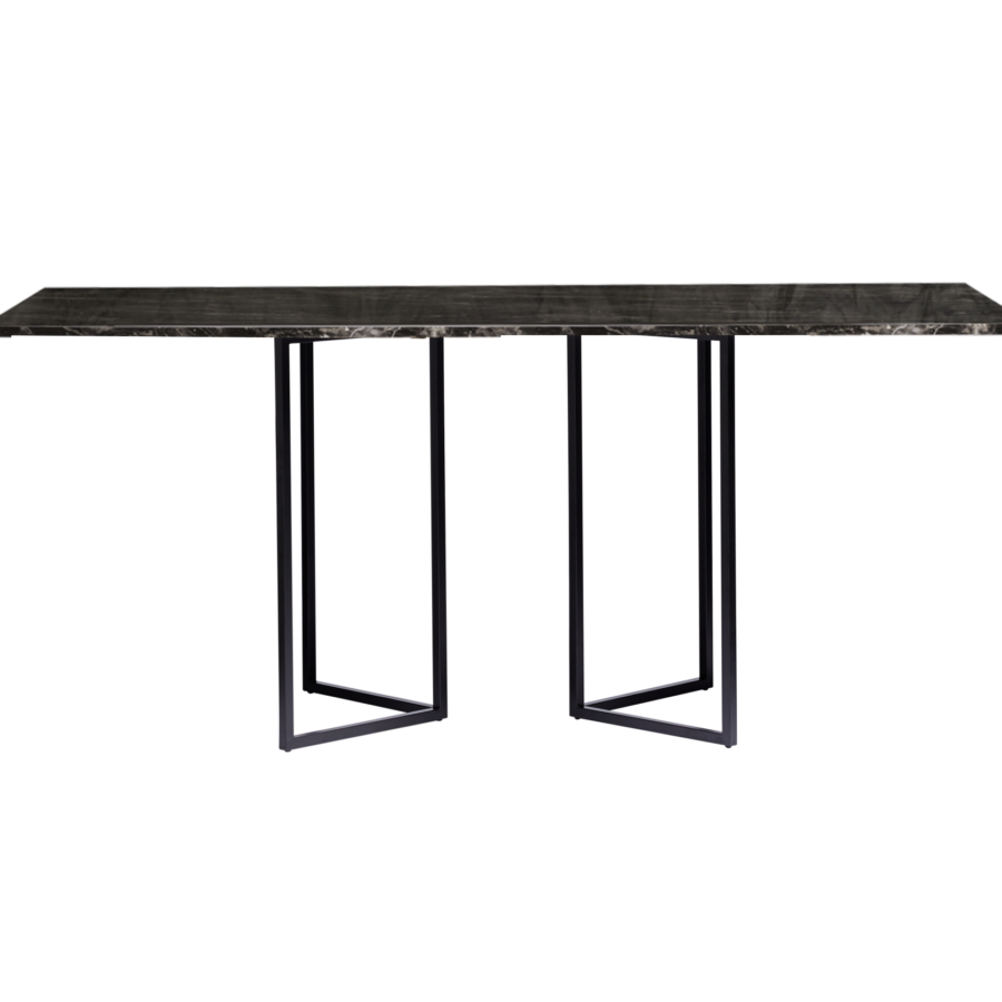 Optical Bar Table Graphite Marble Social Event Hire