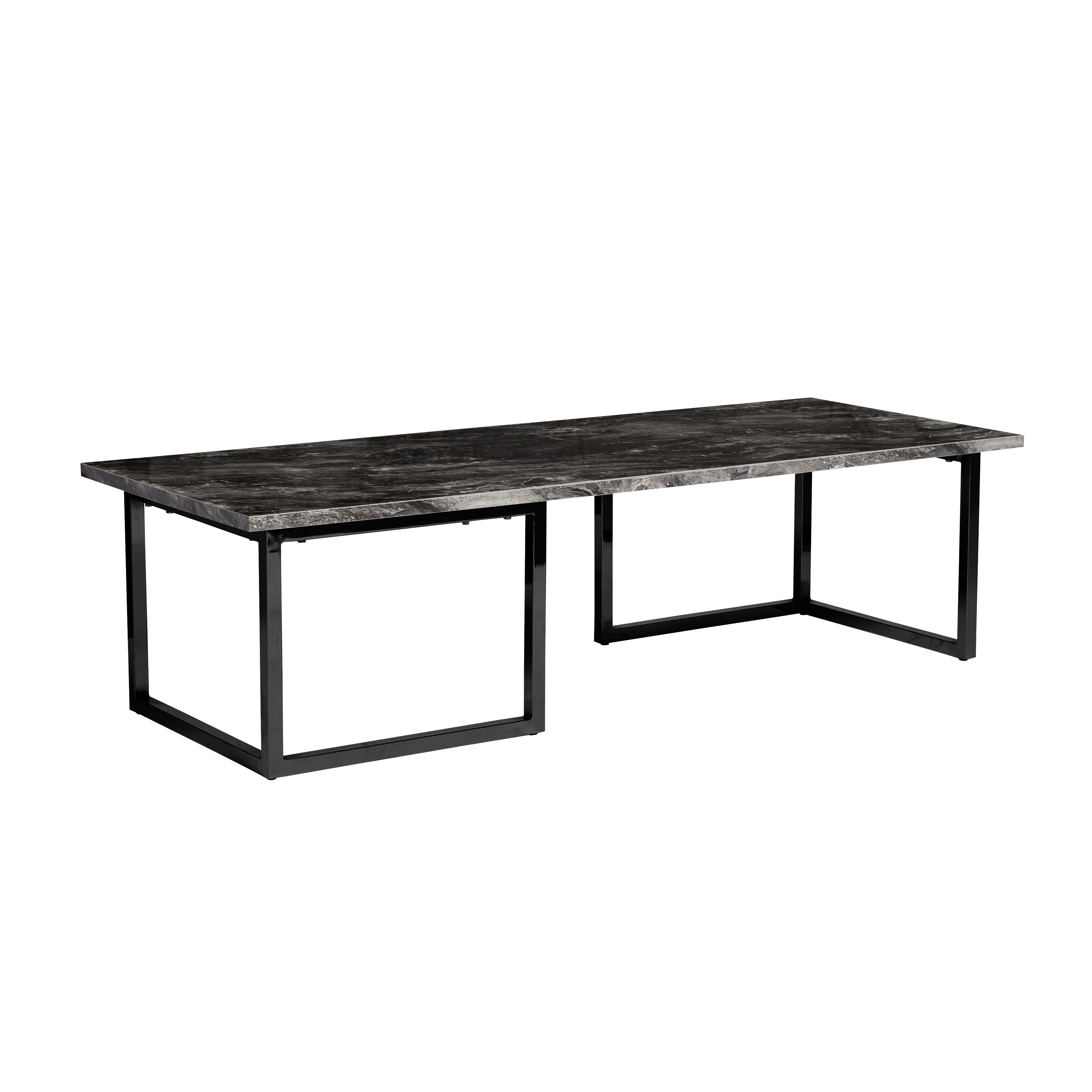 optical-coffee-table-1.8m-graphite-black-legs-marble-angle