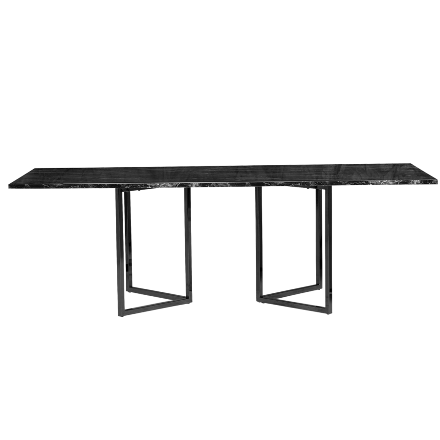 optical-dining-table-2.4m-graphite-gold-legs-marble