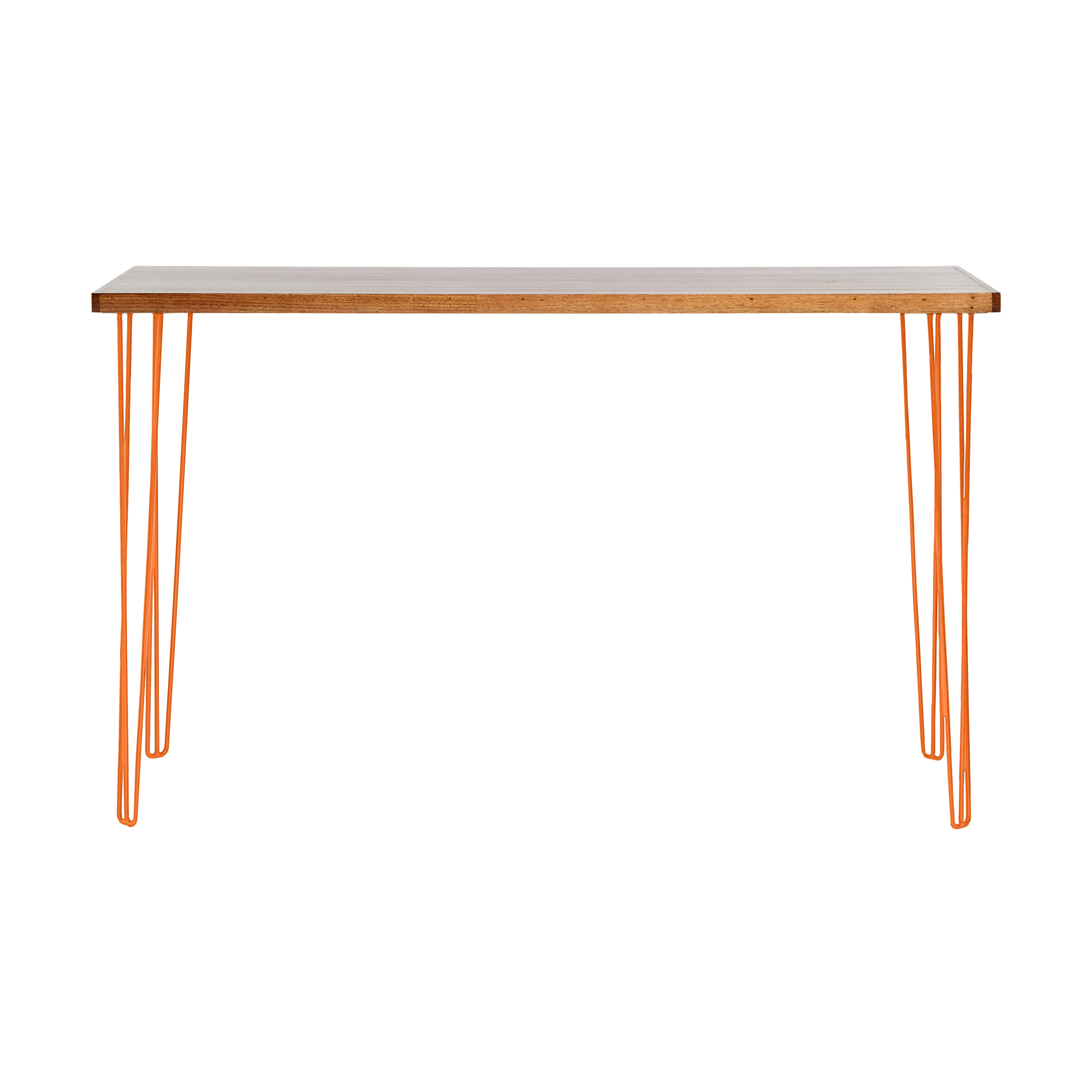 hairpin-bar-table-180×70-teak-straight-orange-legs