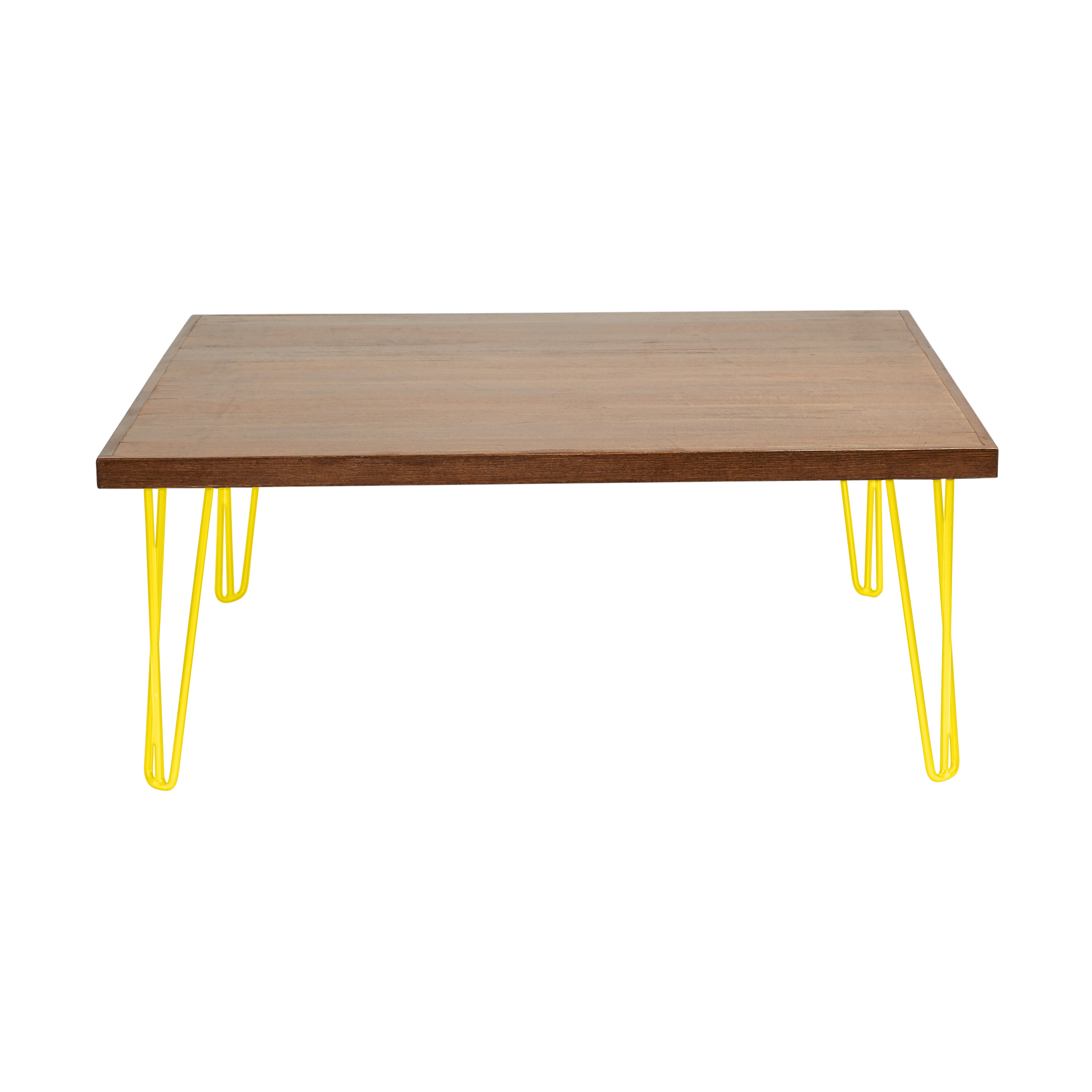 hairpin-coffee-table-1.2mx1.2m-teak-leg-yellow