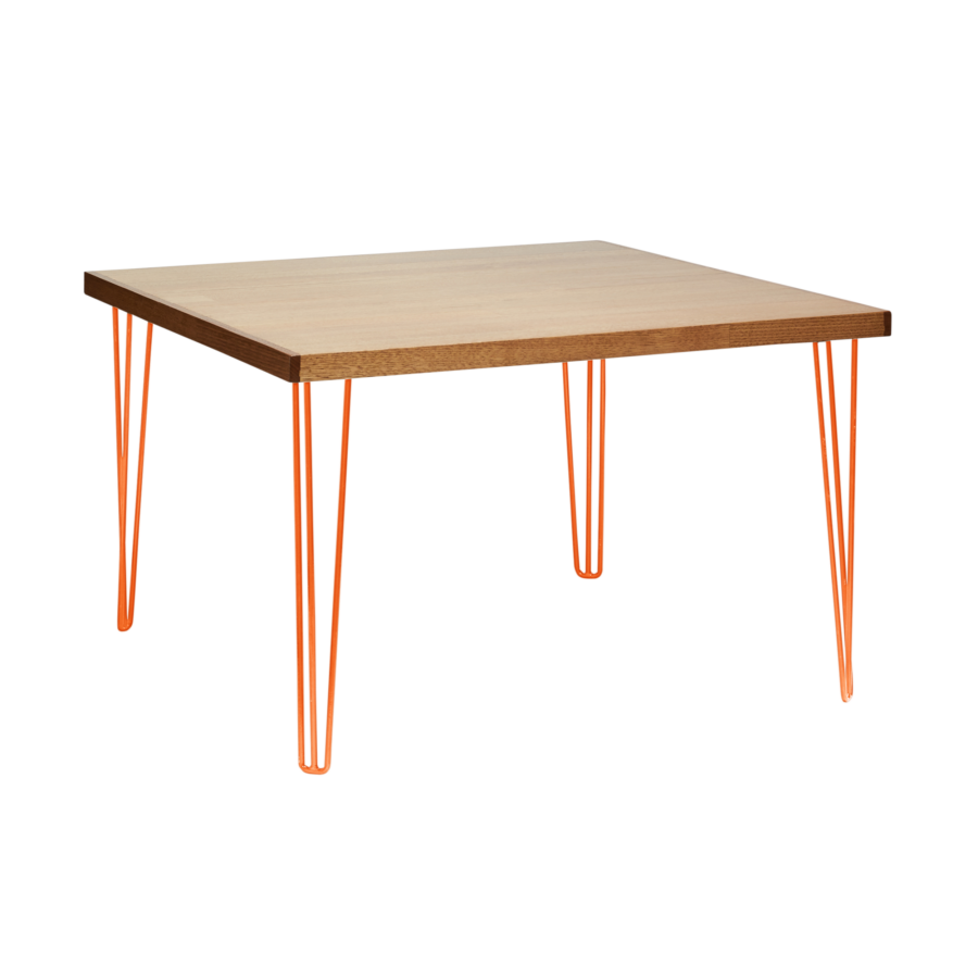 hairpin-dining-table-240×105-teak-straight-white-legs