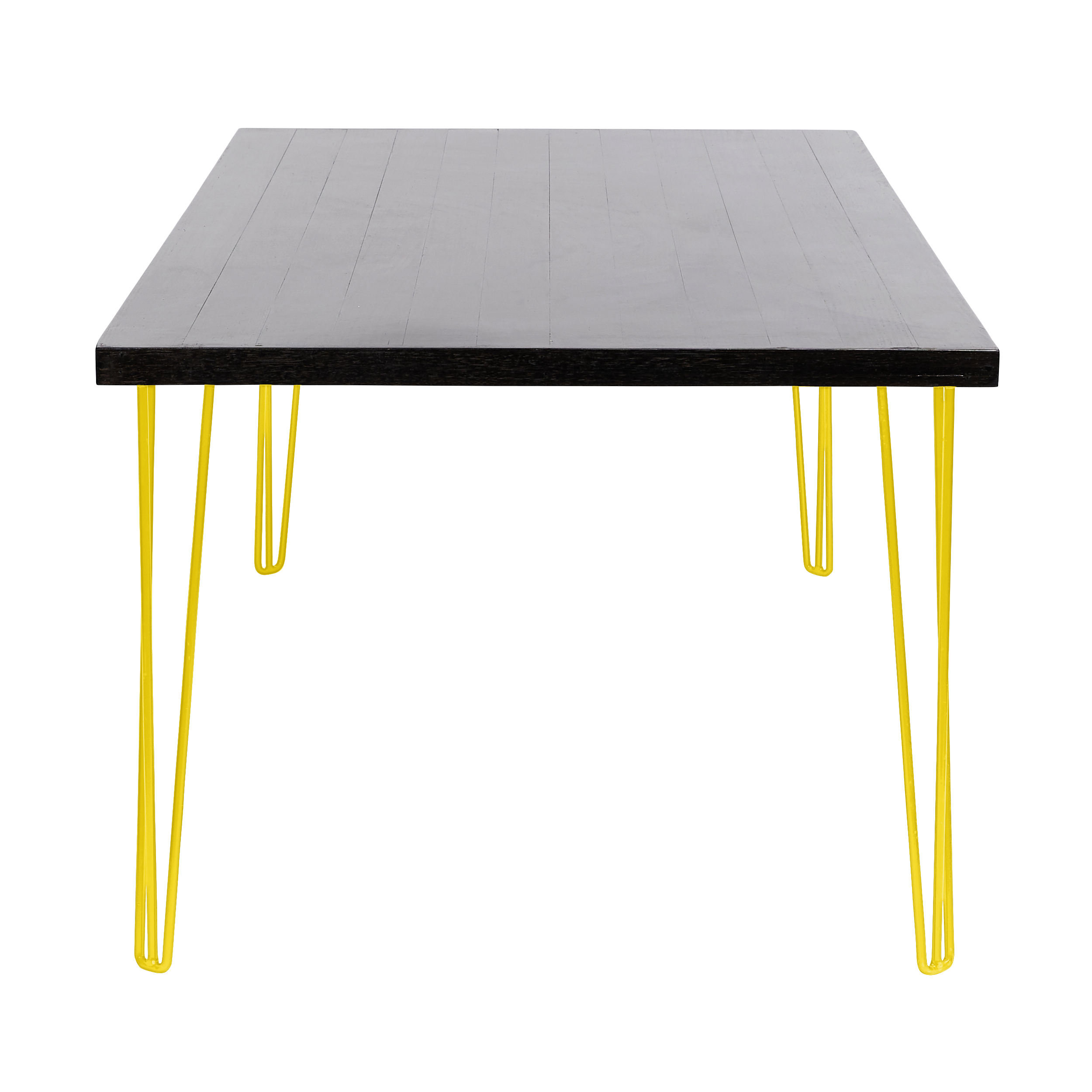 hairpin-dining-table-240×105-blackwash-end-yellow-legs