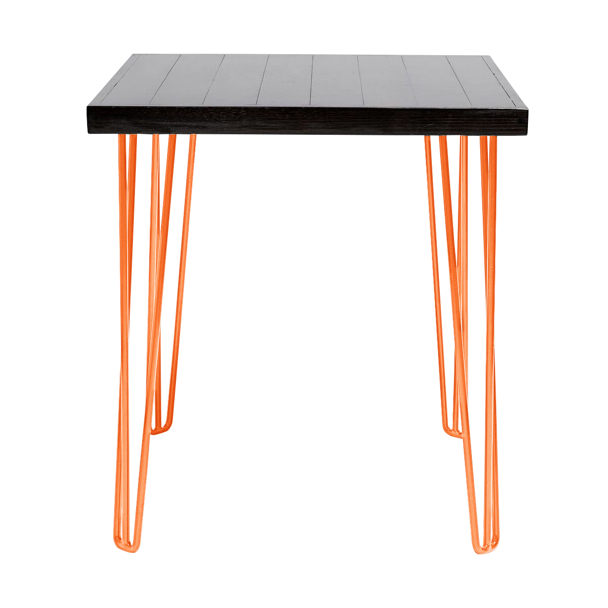 hairpin-dining-table-70×70-blackwash-orange-legs