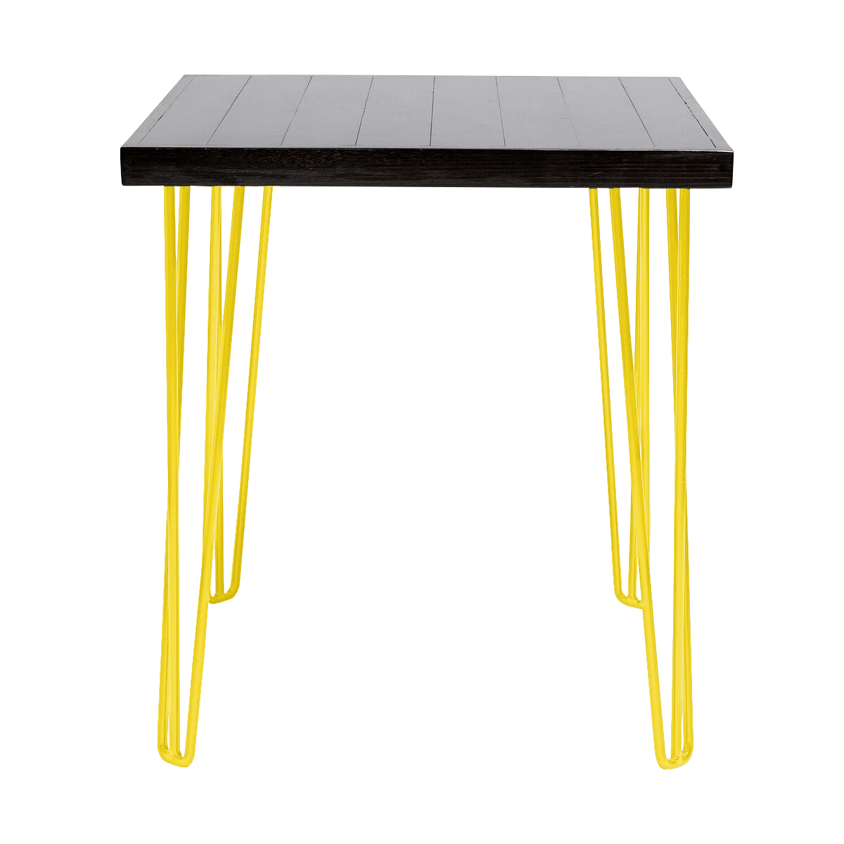 hairpin-dining-table-70×70-blackwash-yellow-legs