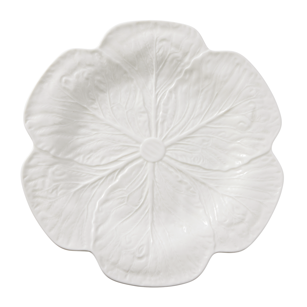 bordallo-cabbage-white-dinner-plate