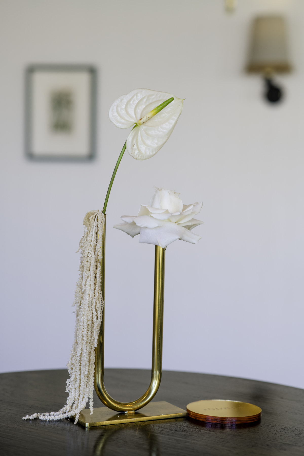 Insitu – Single Stem Tall Vase Gold